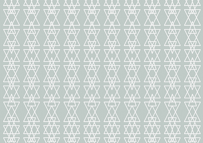Geometric Stripe, Green - Twist&Fit Roller Blind - Image 6